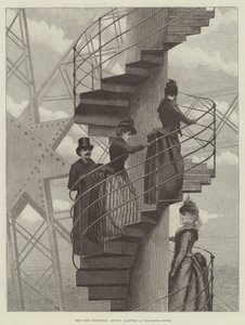 Pariisin näyttely, sunnuntain vastaanotto Eiffel-tornissa